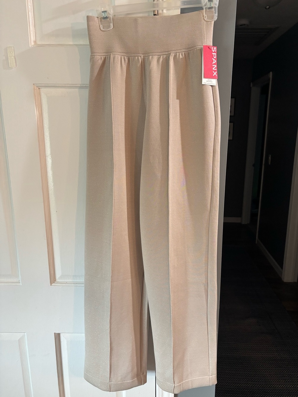 SPANX NWT straight leg pant with shimmer